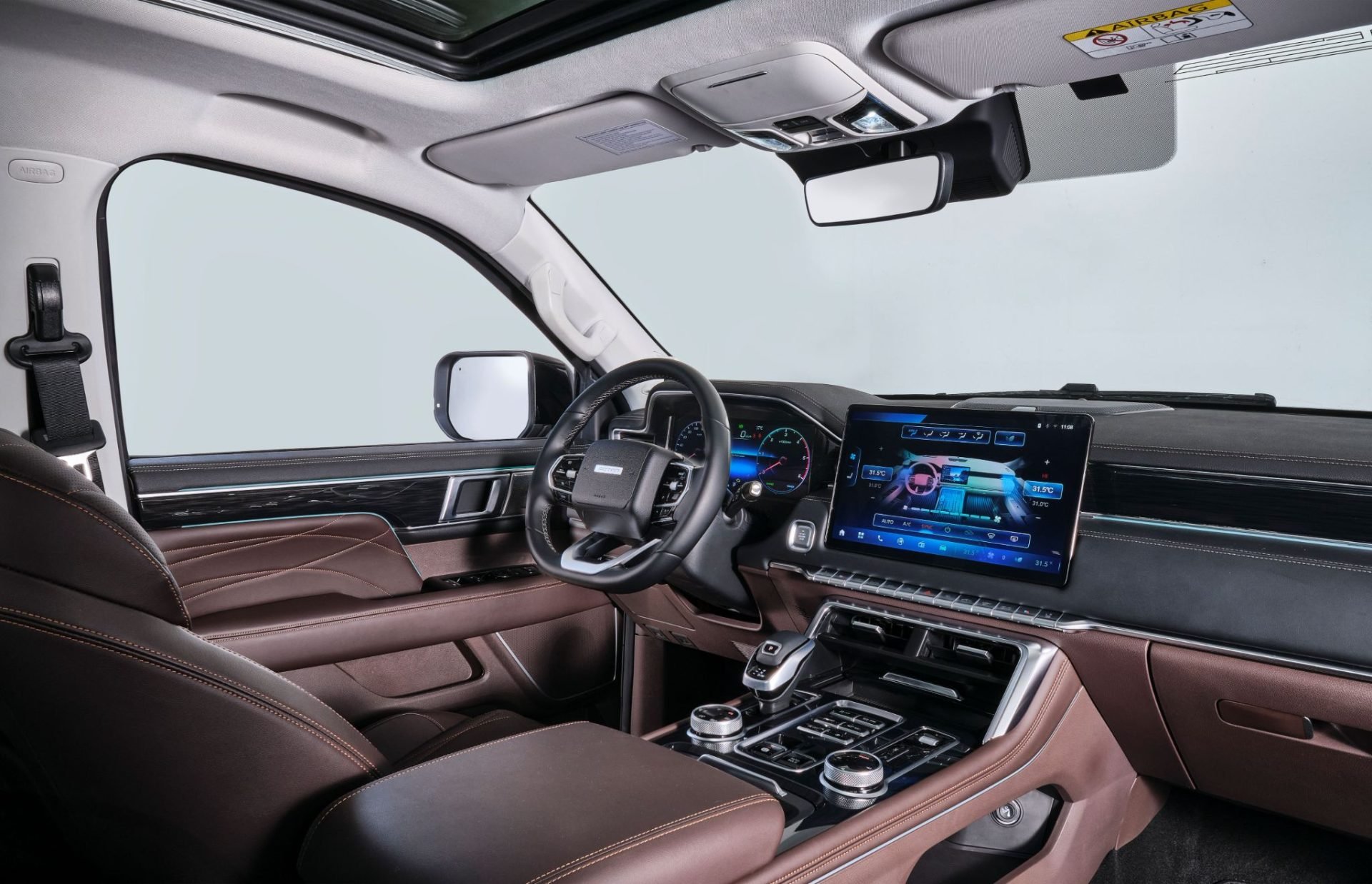 Foton Tunland Interior visto de lado