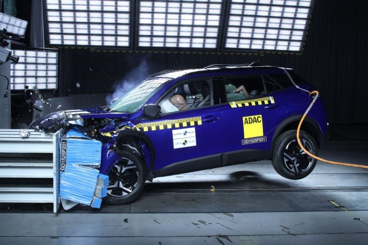 crash teste peugeot 2008 latin ncap