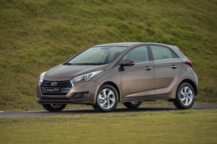 HYUNDAI HB20 MARROM 2017 FRENTE E LATERAL