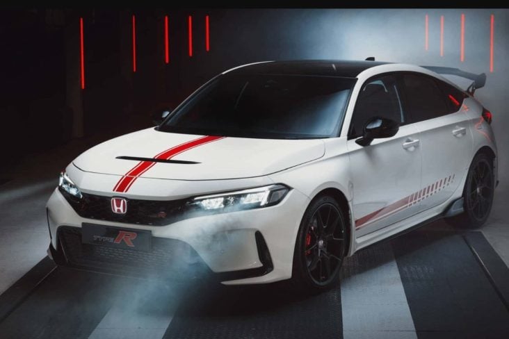 HONDA CIVIC TYPE R ULTIMATE EDITION 2025 BRANCO FRENTE E LATERAL