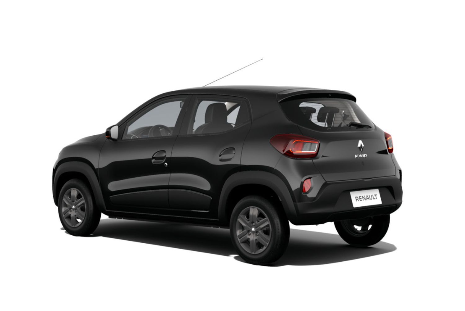 RENAULT KWID ZEN 2026 PRETO TRASEIRA E LATERAL