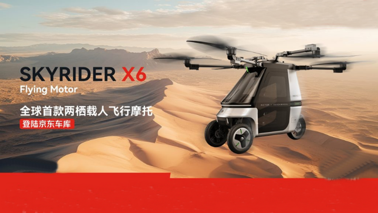 Skyrider X6: a moto voadora já está em pré-venda na China