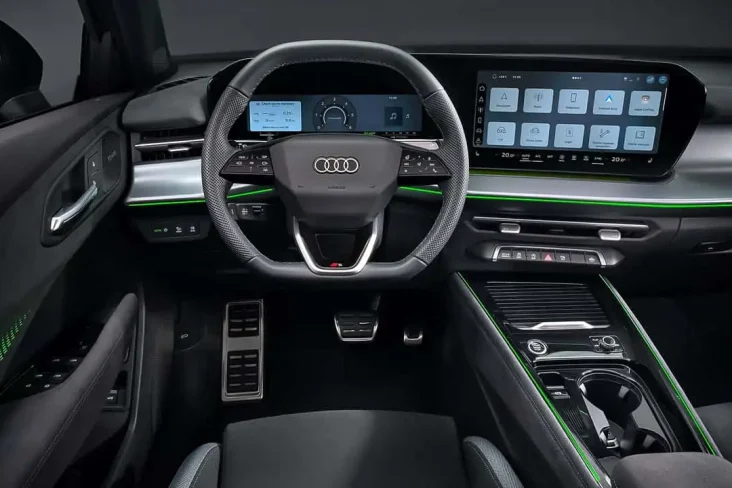 Interior do Audi Modelo Q3 2026