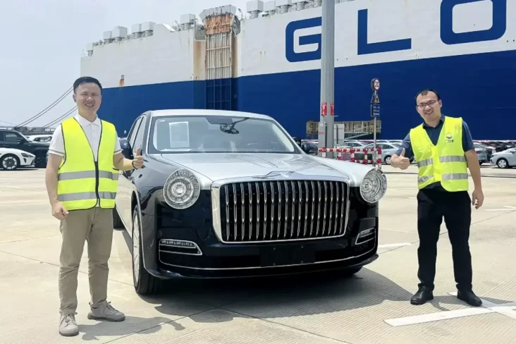 Hongqi Golden Sunflower Guoli vista lateral