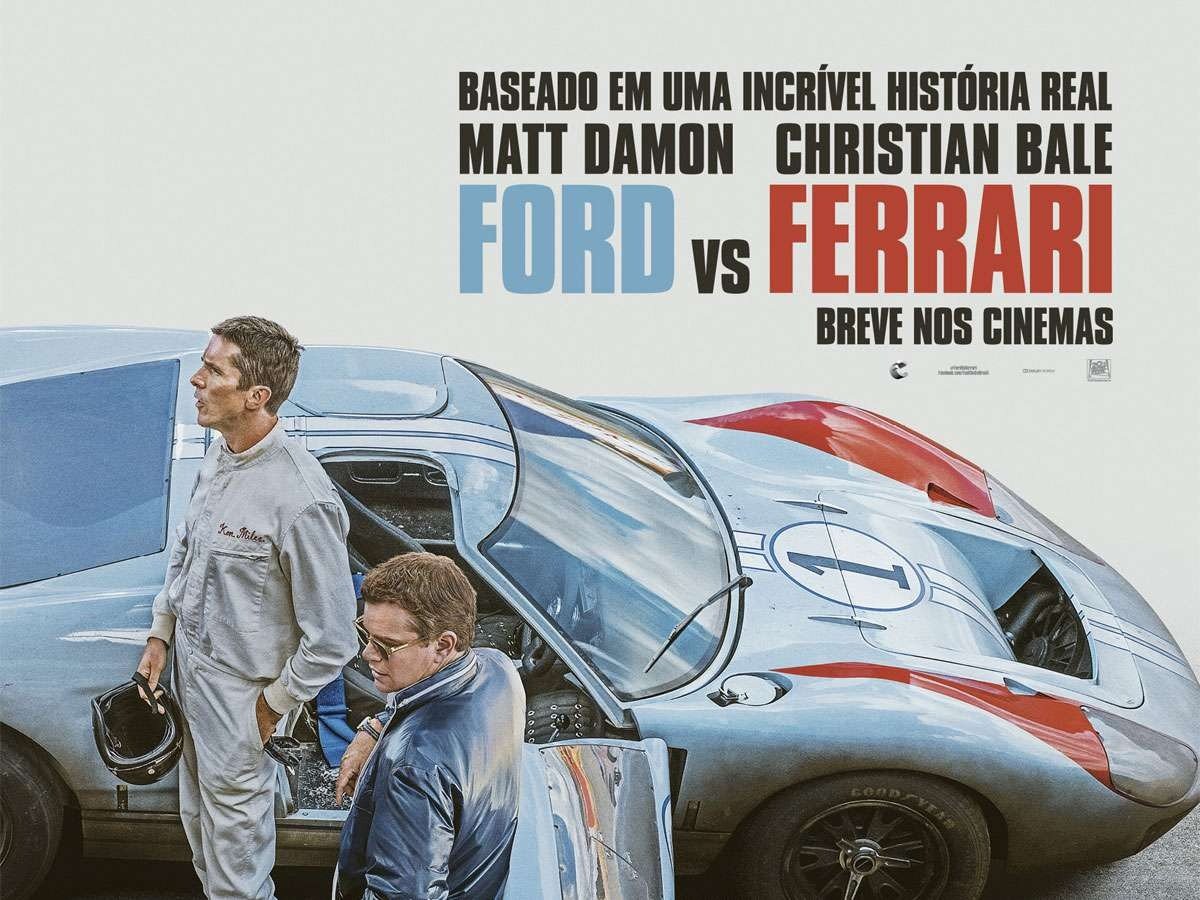 cartaz filme ford vs ferrari
