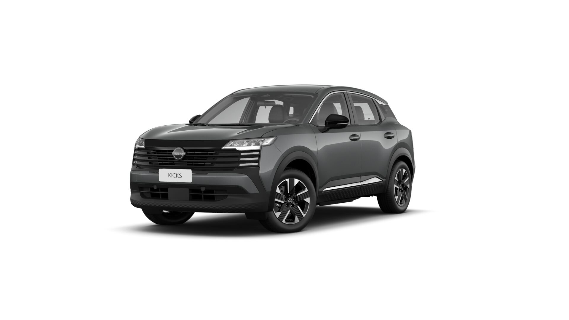 Nissan Kicks Sense 2026 Cinza Grafite frente