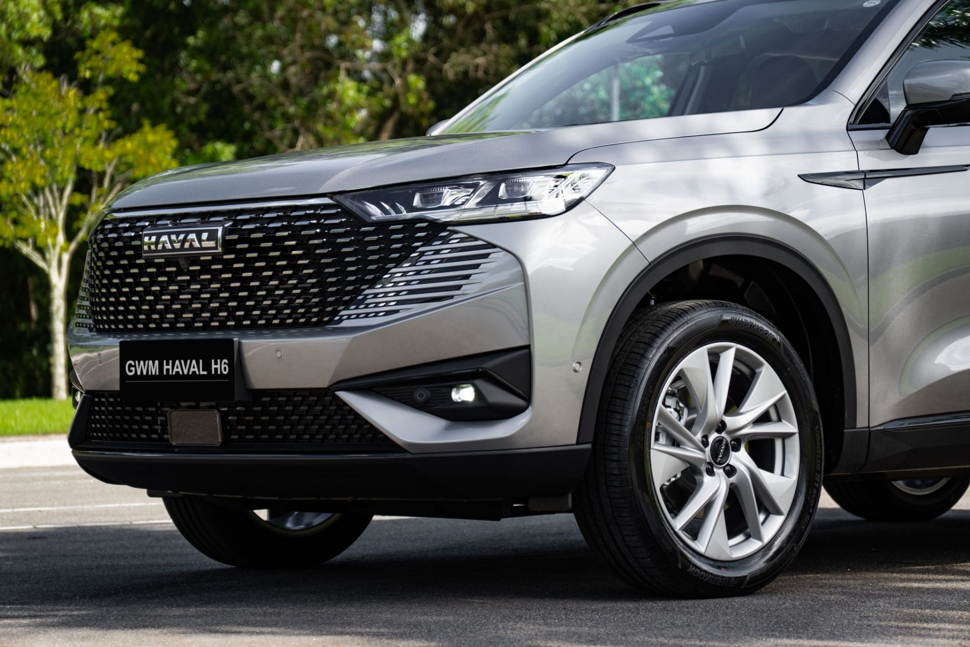GWM Haval H6 HEV One série limitada destaque frente e rodas