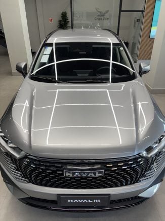 GWM Haval H6 HEV One série limitada frente e teto não é solar