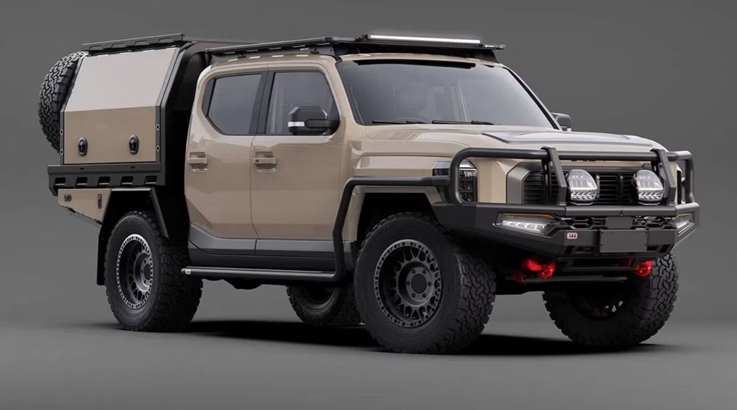 Kia Tasman está pronta para o off-road