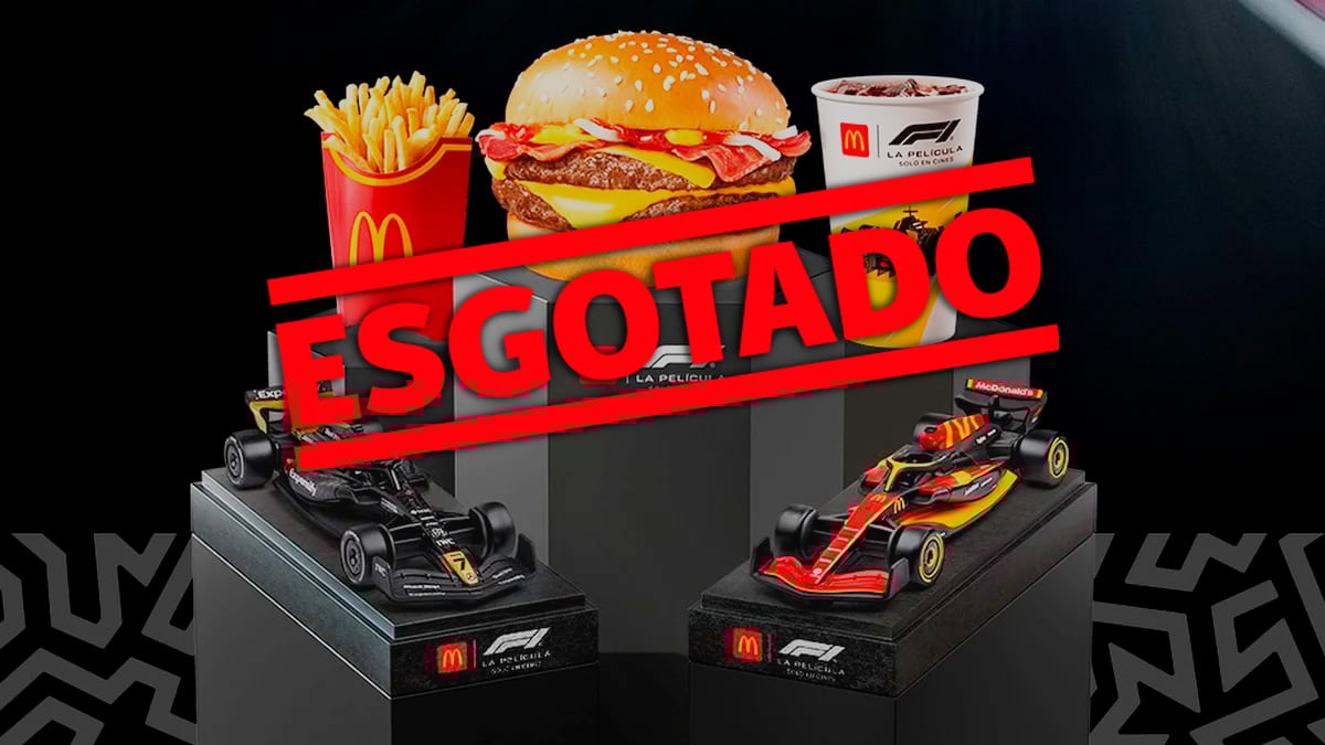 Miniaturas do filme F-1 se esgotam no McDonald’s e já custam R$ 200 no ‘paralelo’
