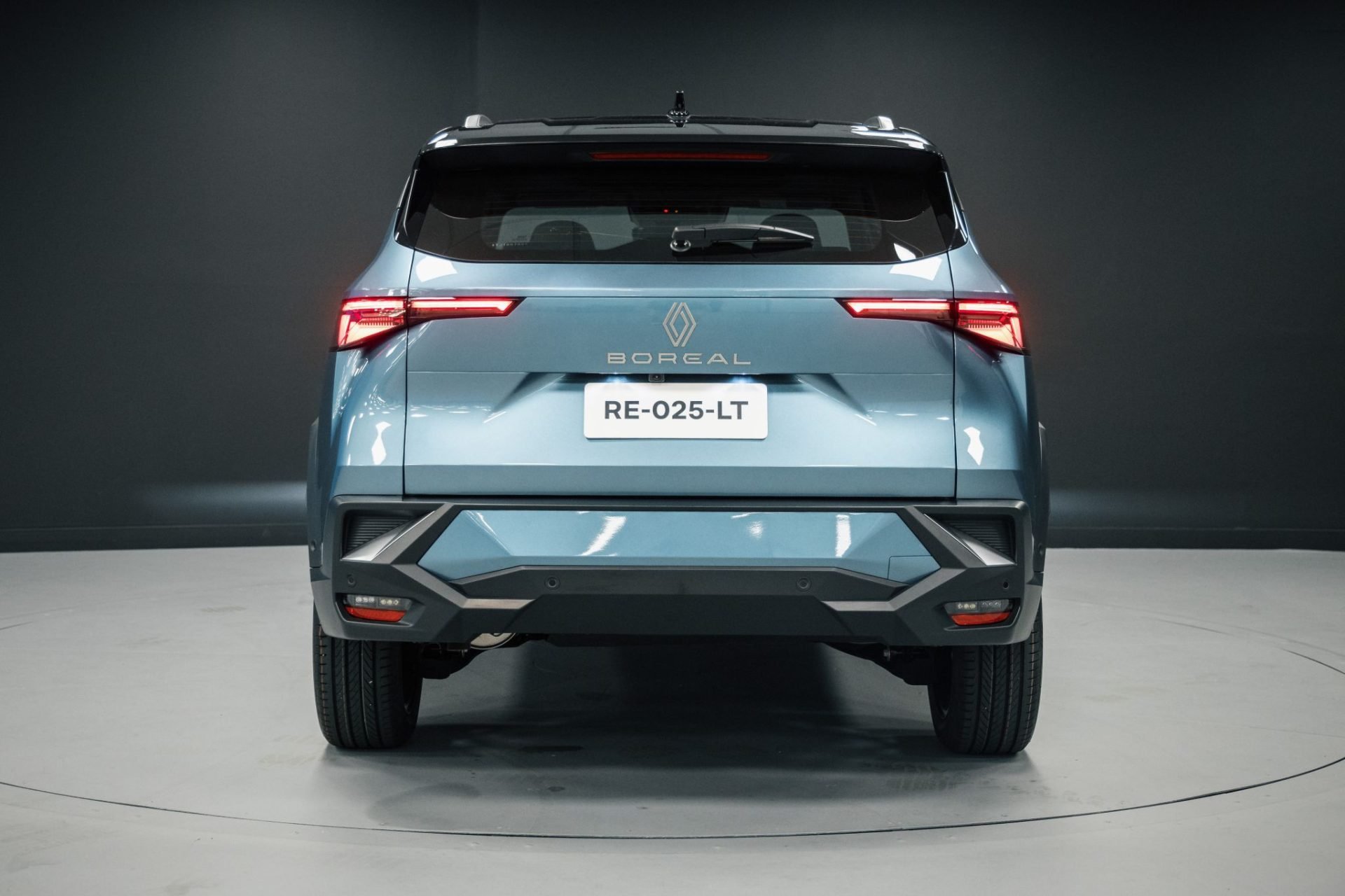 Reanult Boreal topo de linha em azul claro traseira Renault
