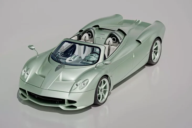 Pagani supercarro conversível Codalunga Speedster