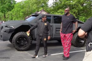 shaquille o neal picape blindada personalizada