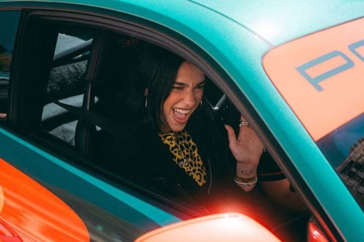 Dua Lipa Porsche GT3 RS
