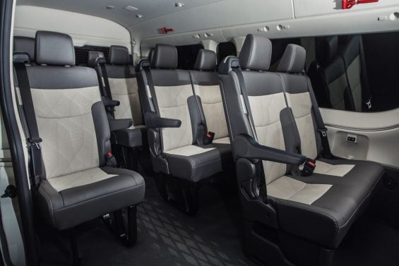 toyota hiace commuter gl argentina interior