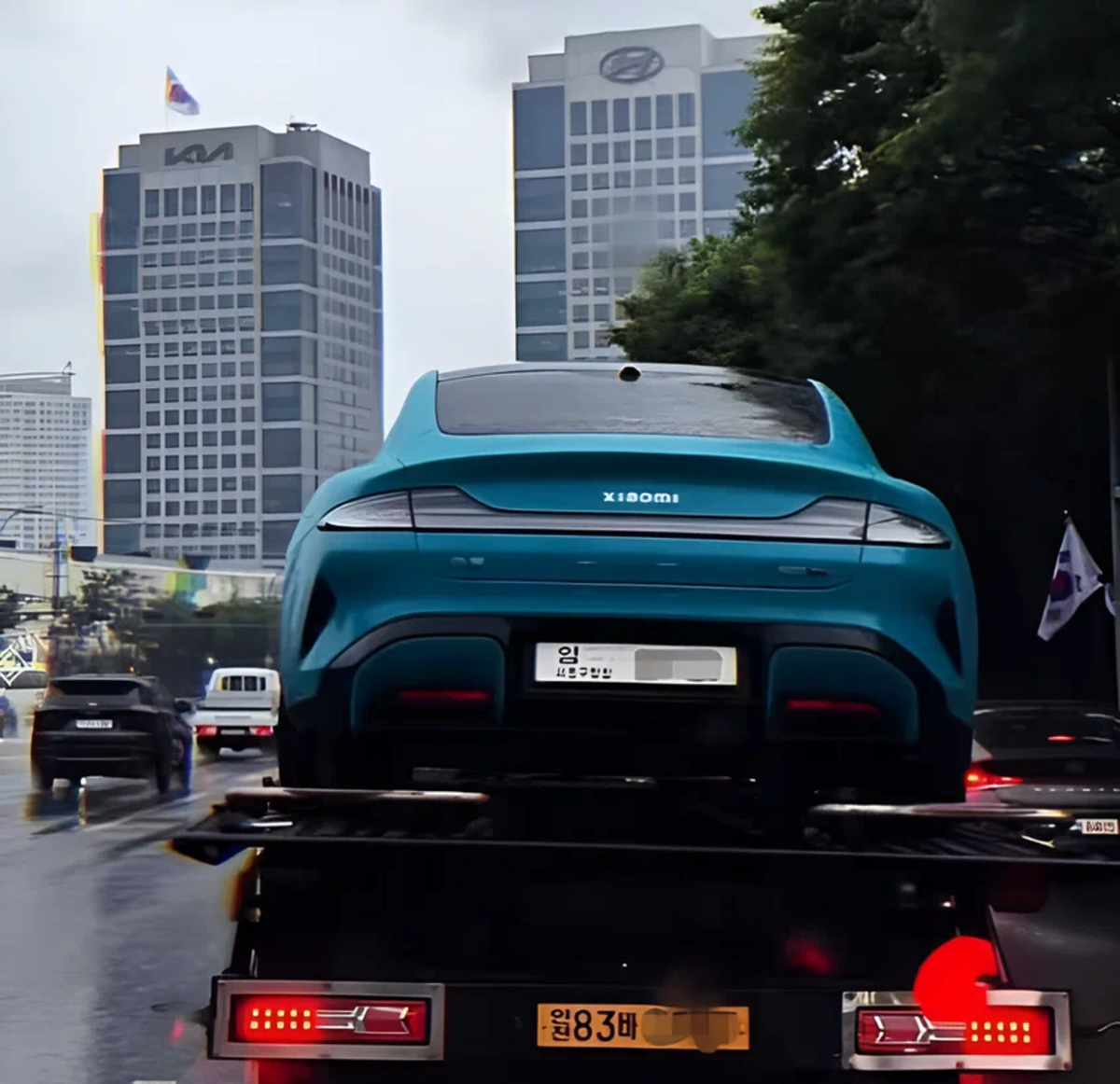 Ameaça chinesa? Hyundai testa Xiaomi SU7 na Coreia