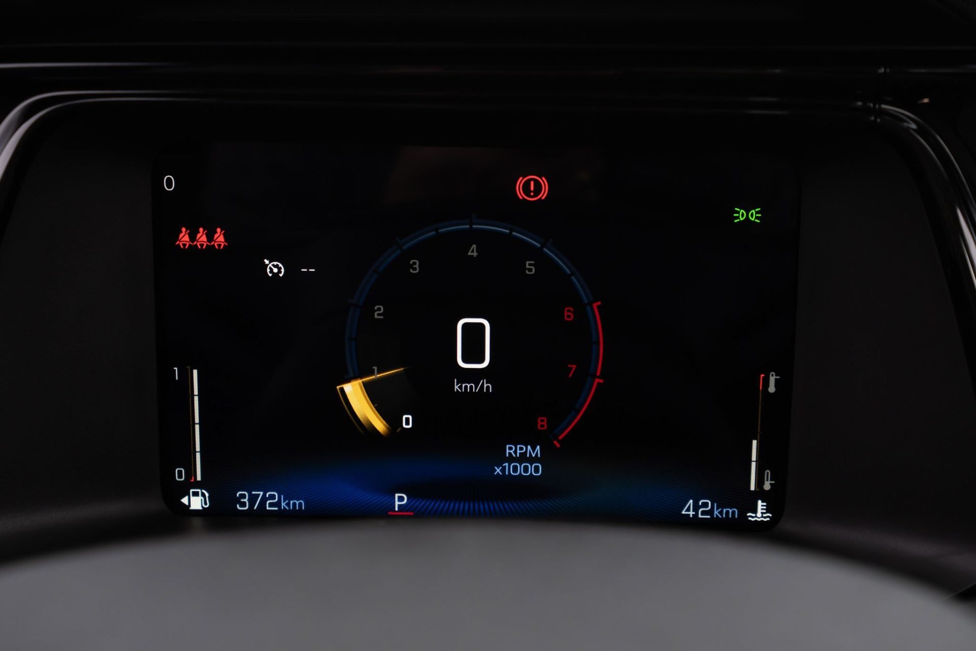 Chevrolet Montana Premier 2026 interior painel digital