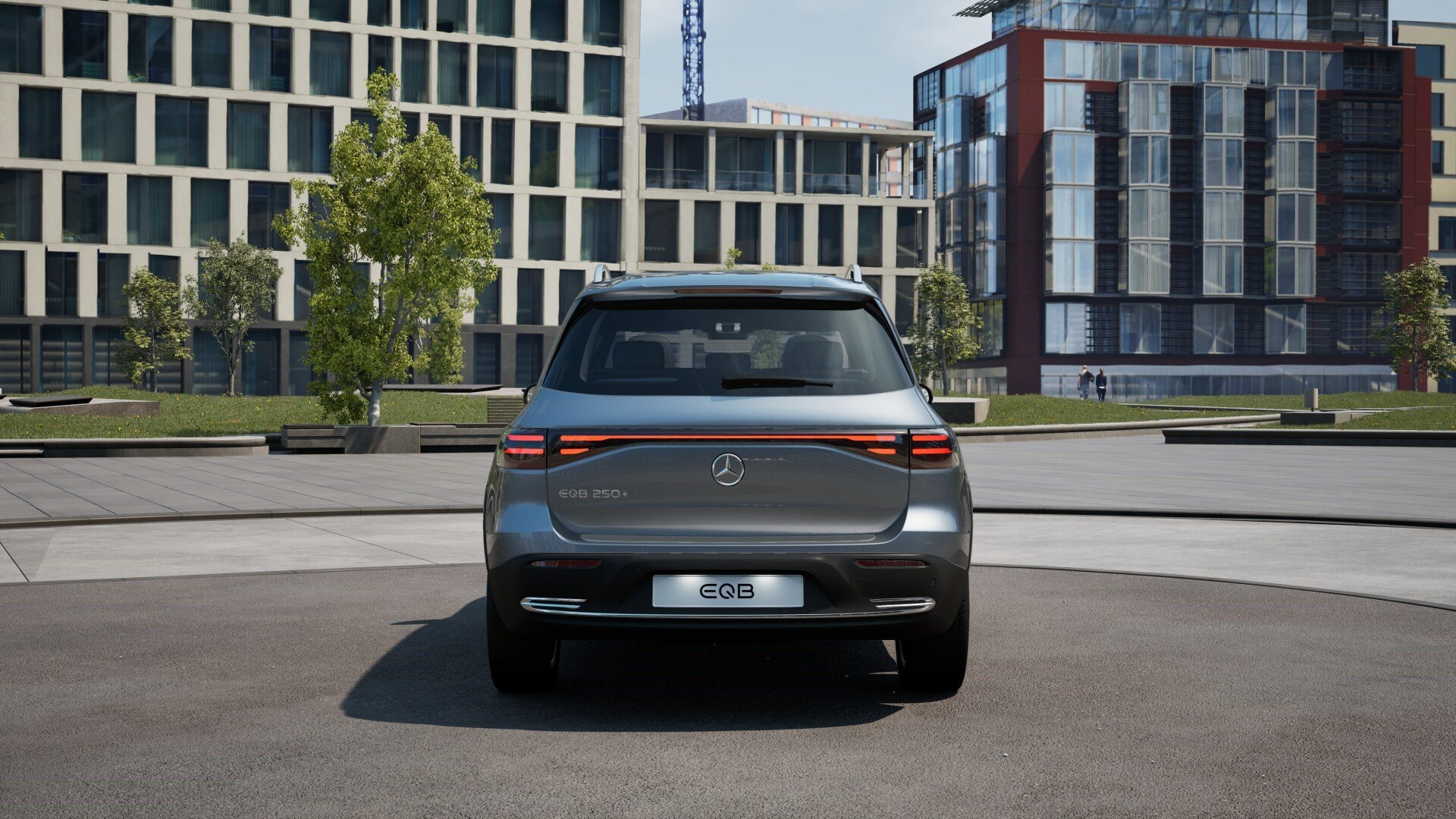 Mercedes Benz GLB 250+ 2025 cinza traseira