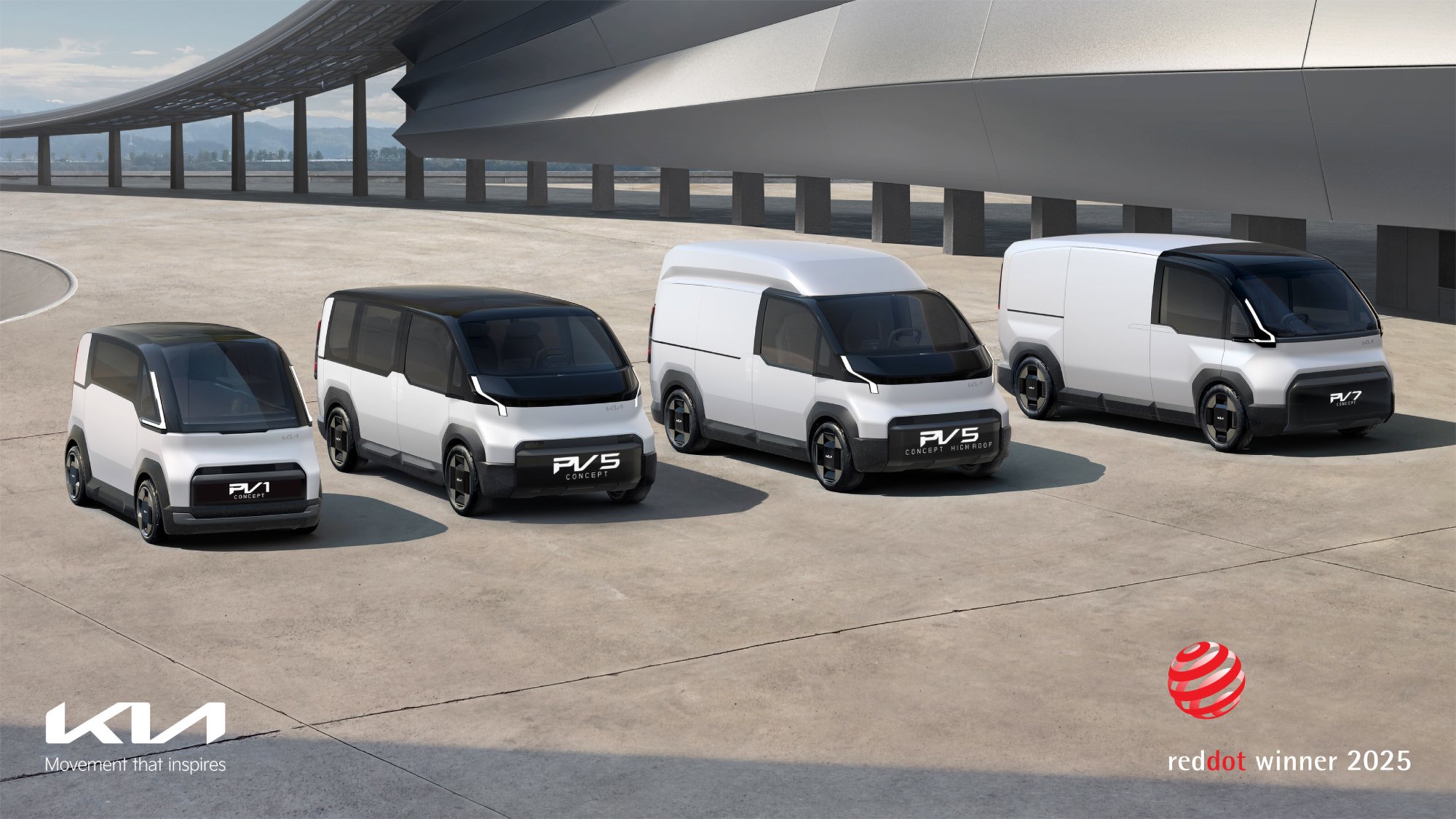 Kia vence 5 prêmios no Red Dot Design Award 2025