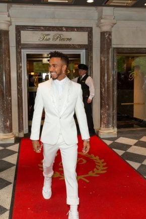 New,York,Ny, ,May,7,2018:,Lewis,Hamilton,Wearing
