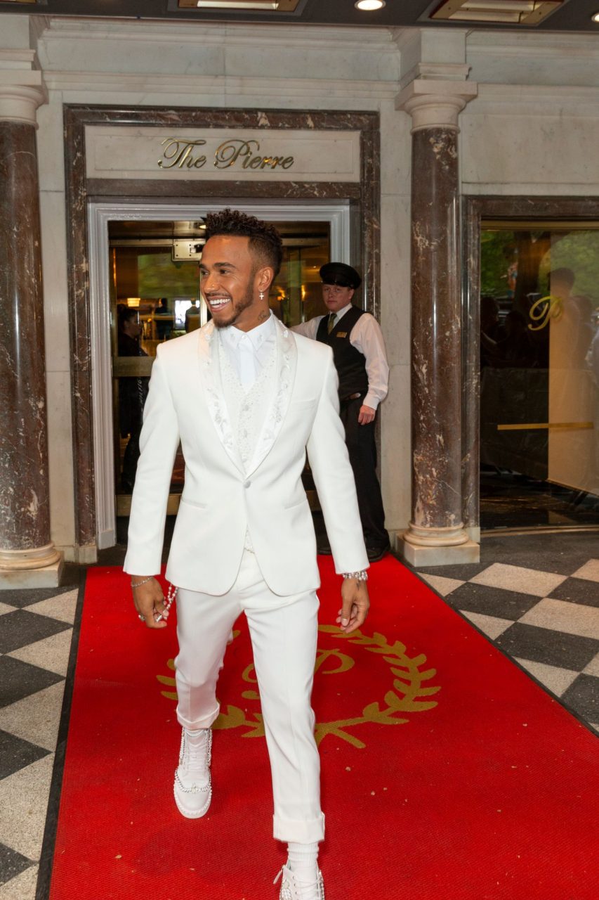 New,York,Ny, ,May,7,2018:,Lewis,Hamilton,Wearing