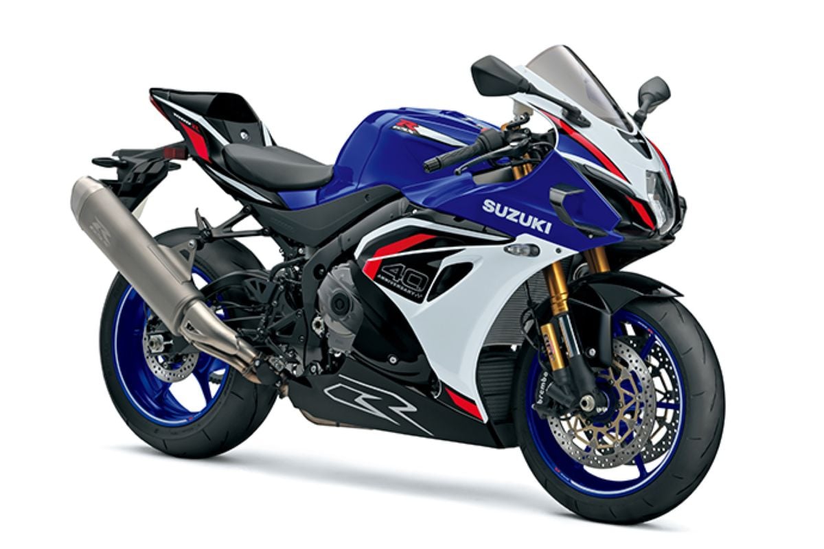 Suzuki comemora 40 anos da linha GSX-R