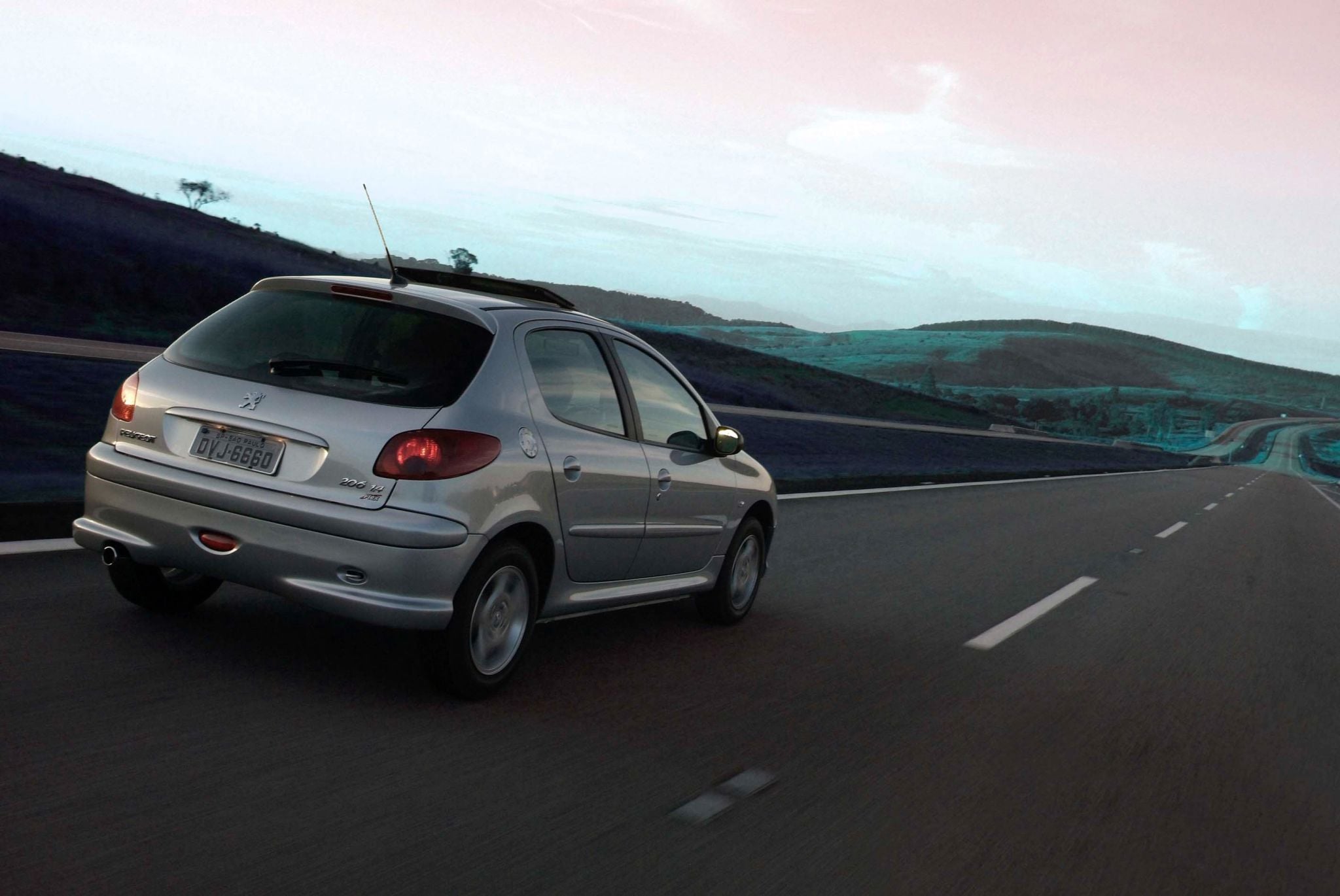 traseira peugeot 206 moonlight