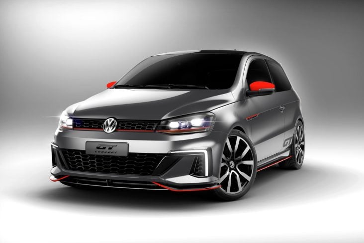 volkswagen gol gt concept cinza frente