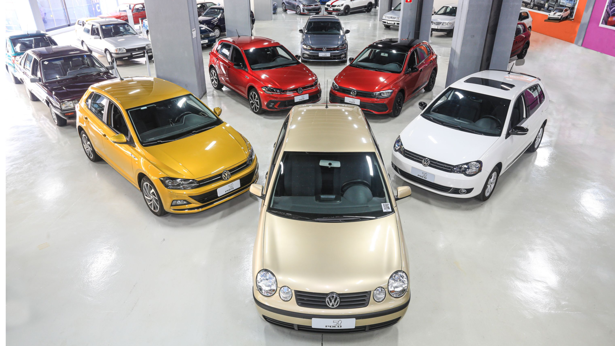 Exposição Polo 5 décadas de história na Garagem VW