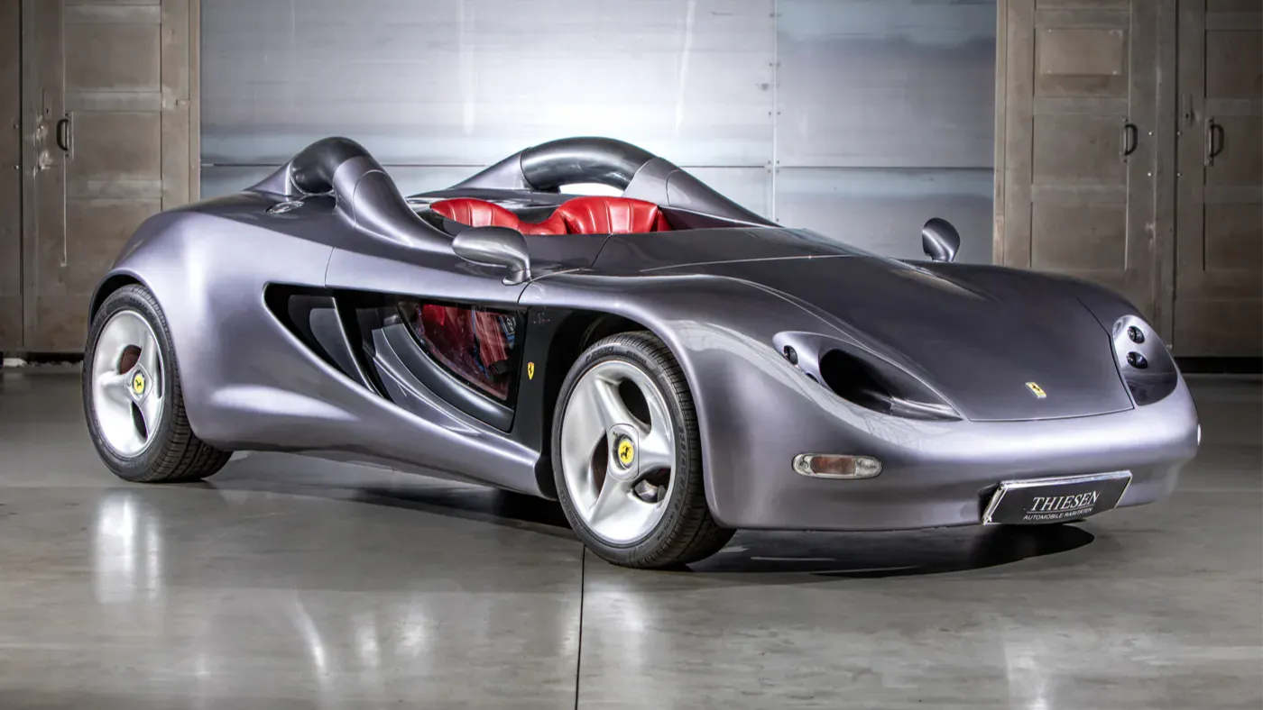 Um exemplar único de um Ferrari Alcador é colocado à venda