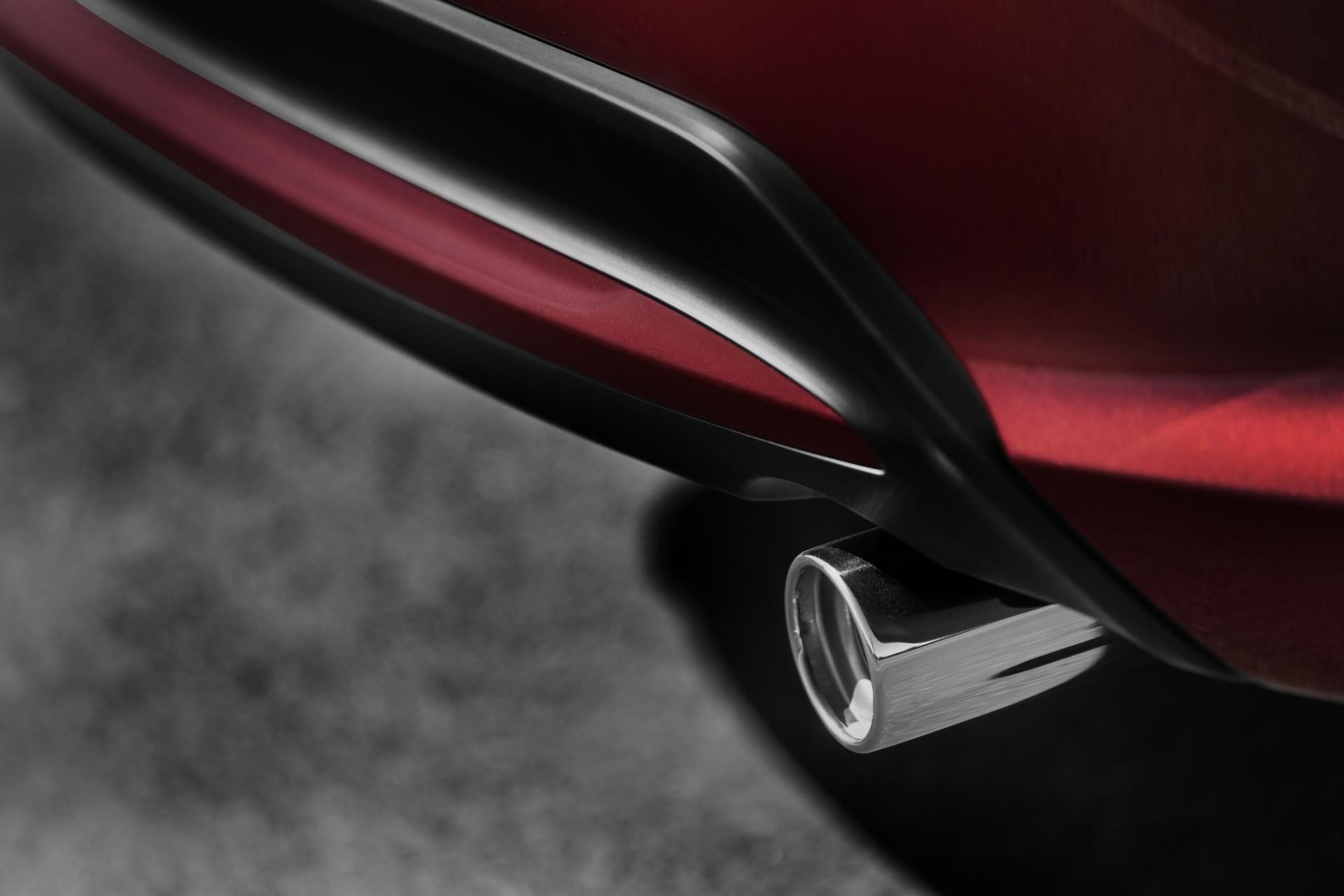 Honda City Hatchback Touring Sport vermelho Supernova ponteira de escapamento