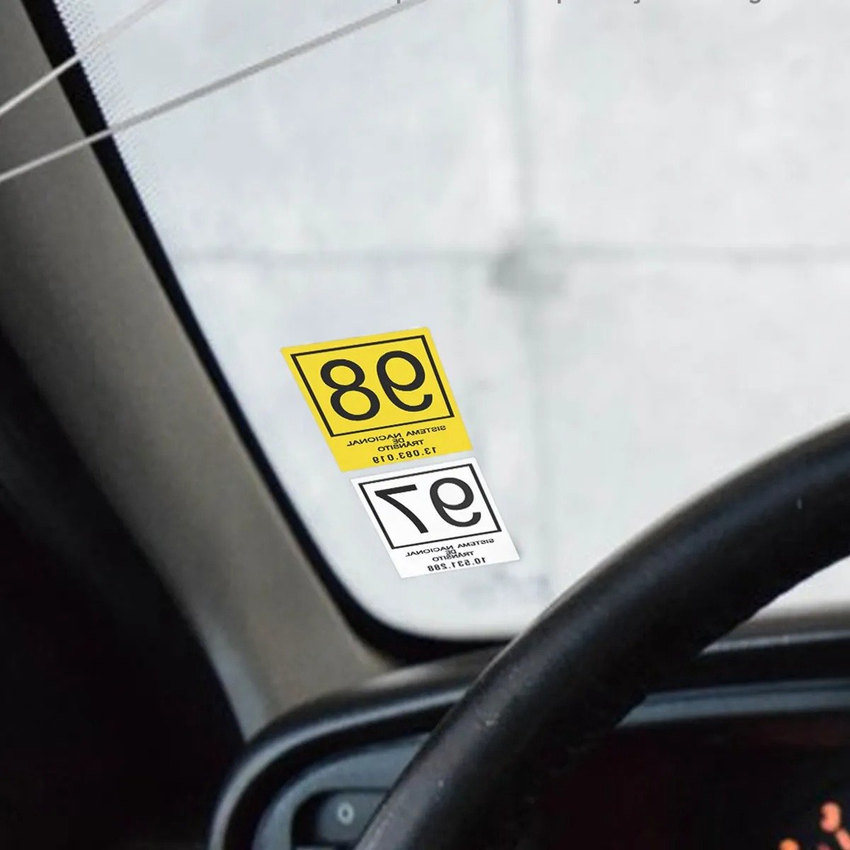 adesivo licenciamento 1997 1998 route 99