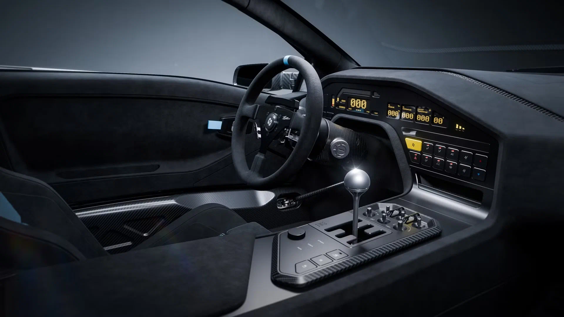 Intterior Lamborghini Diablo restomod
