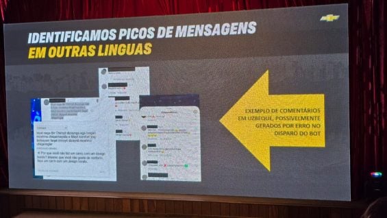 apresentação chevrolet onix 2026 comentários em outras linguas
