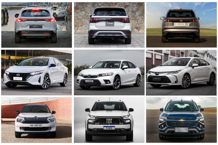 Carros estão cada vez mais iguais e há diferentes motivos para isso Arte AUTOPAPO 1