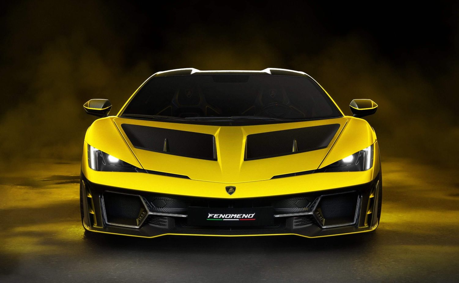 LAMBORGHINI FENOMENO 2026 AMARELO FRENTE