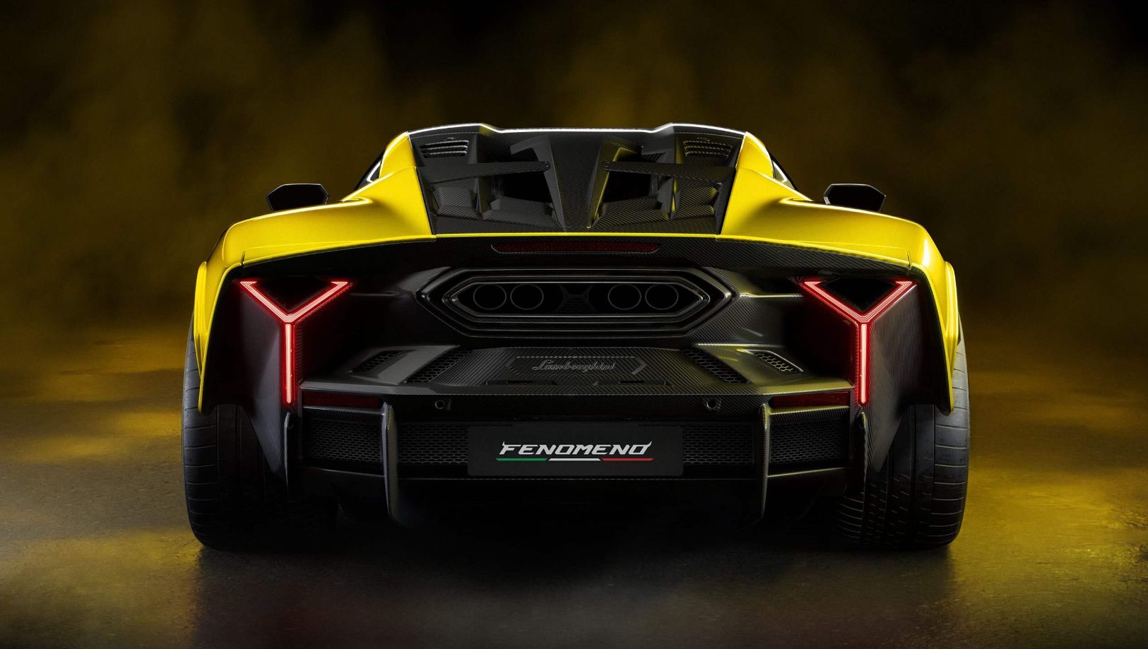 LAMBORGHINI FENOMENO 2026 AMARELO TRASEIRA