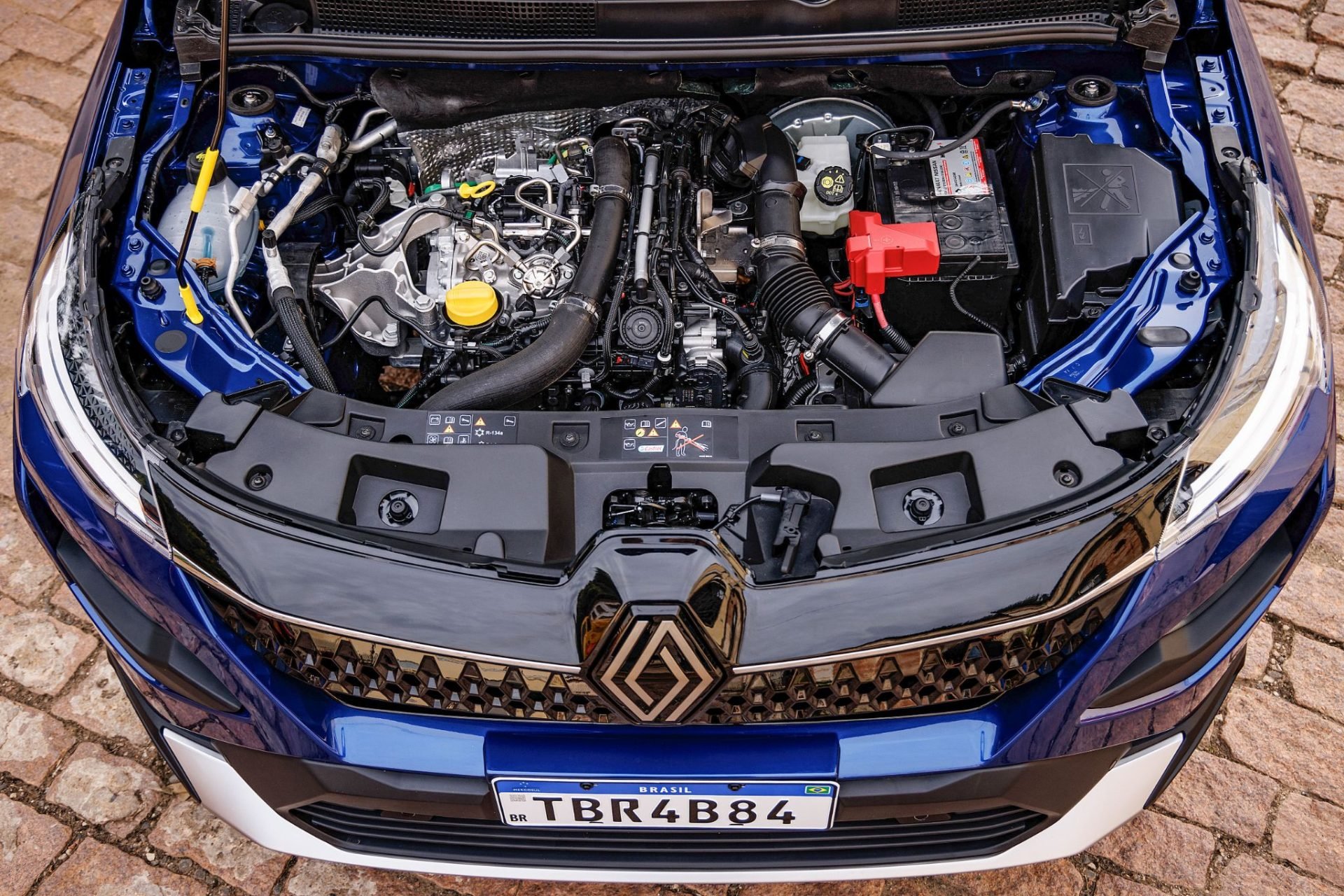 Renault Kardian 2026 Iconic azul Iron cofre do motor