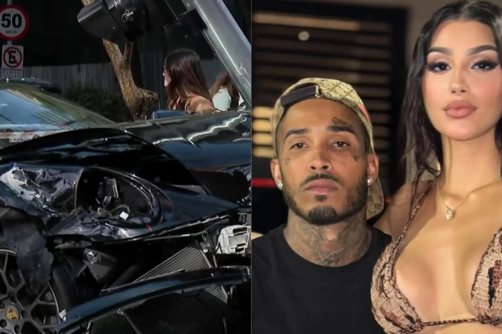 Influenciadores Bia Miranda e Gato Preto provocam acidente com Porsche 911 em SP