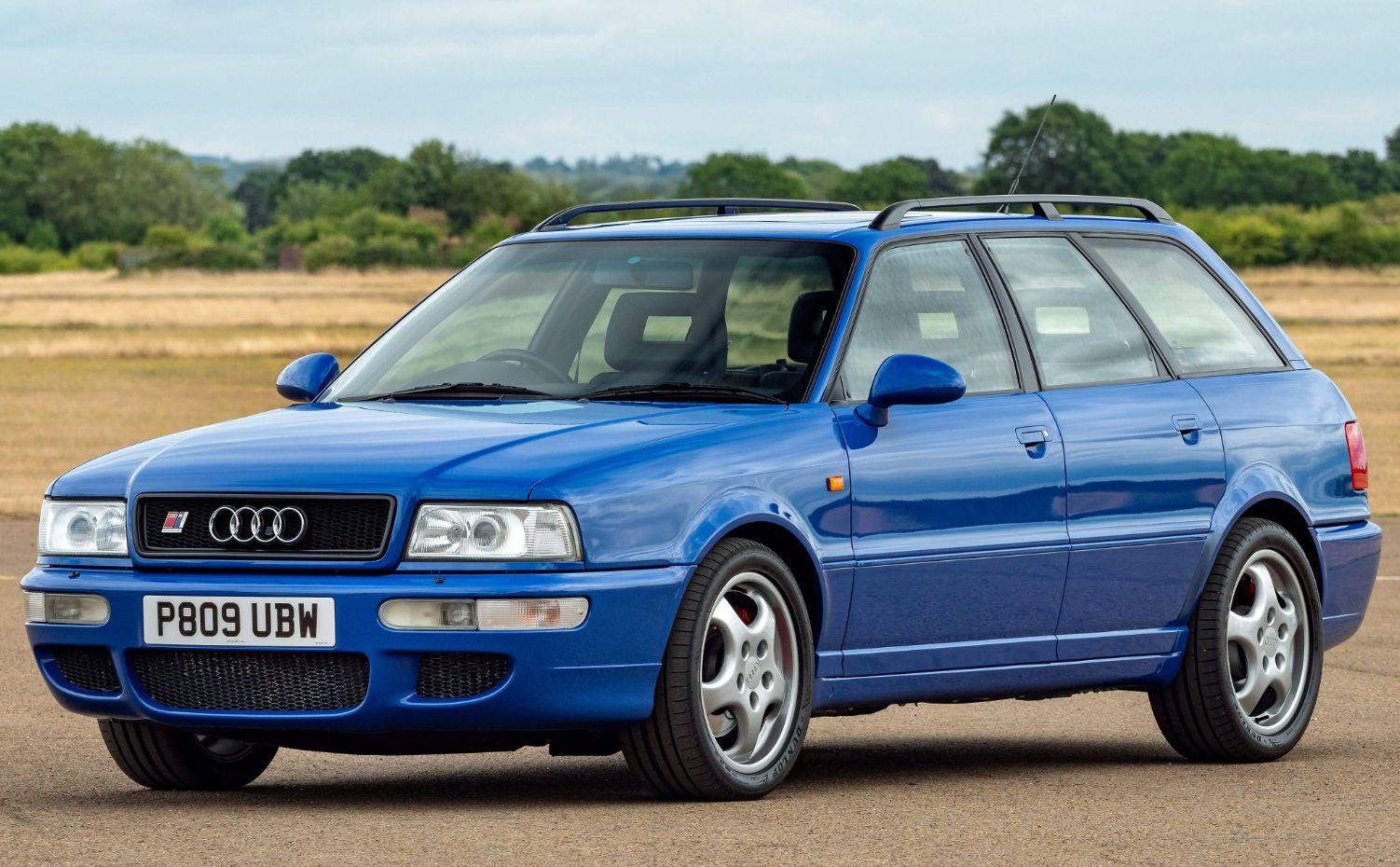 AUDI RS2 AVANT 1993 AZUL FRENTE E LATERAL