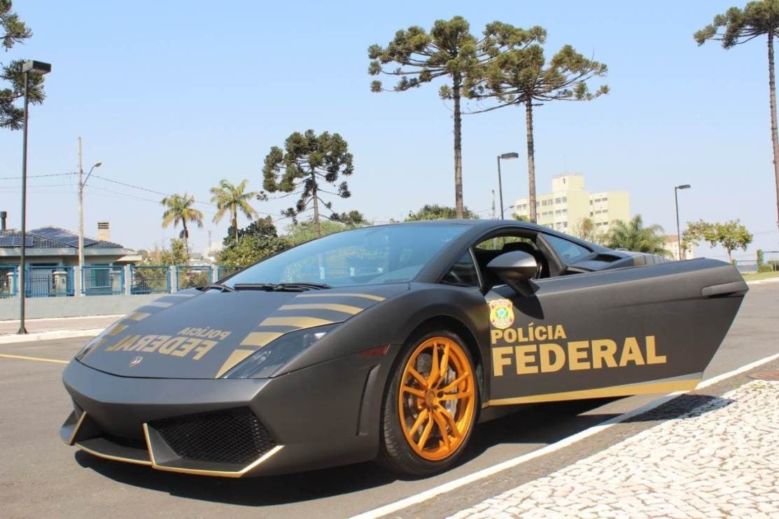 Viatura polícia federal Lamborghini Gallardo