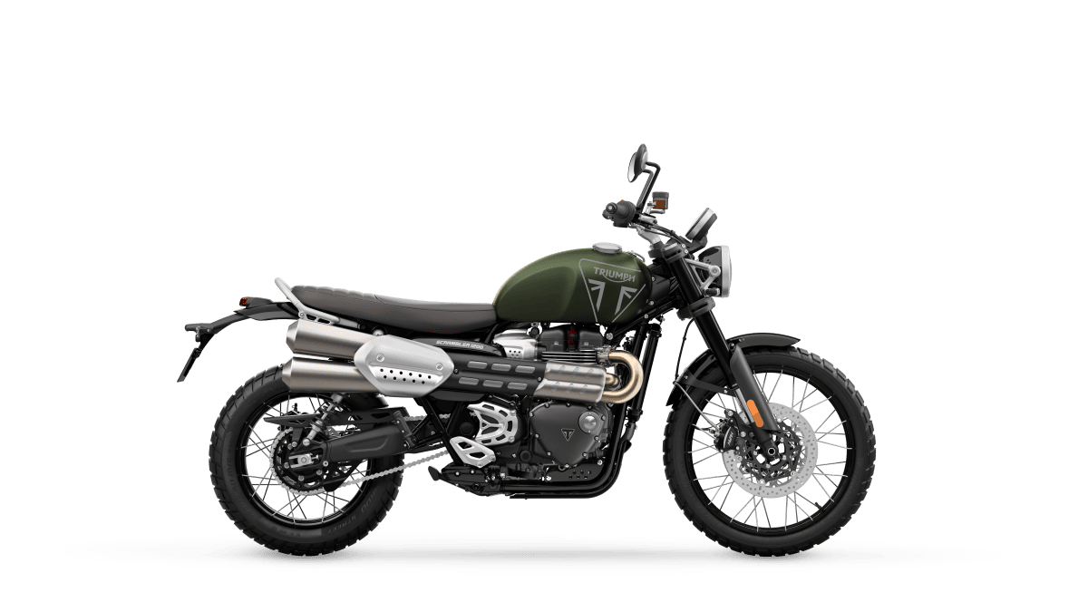 Triumph Scrambler 1200 X MY26 Matt Khaki Green RHS 1200px Climit (1)