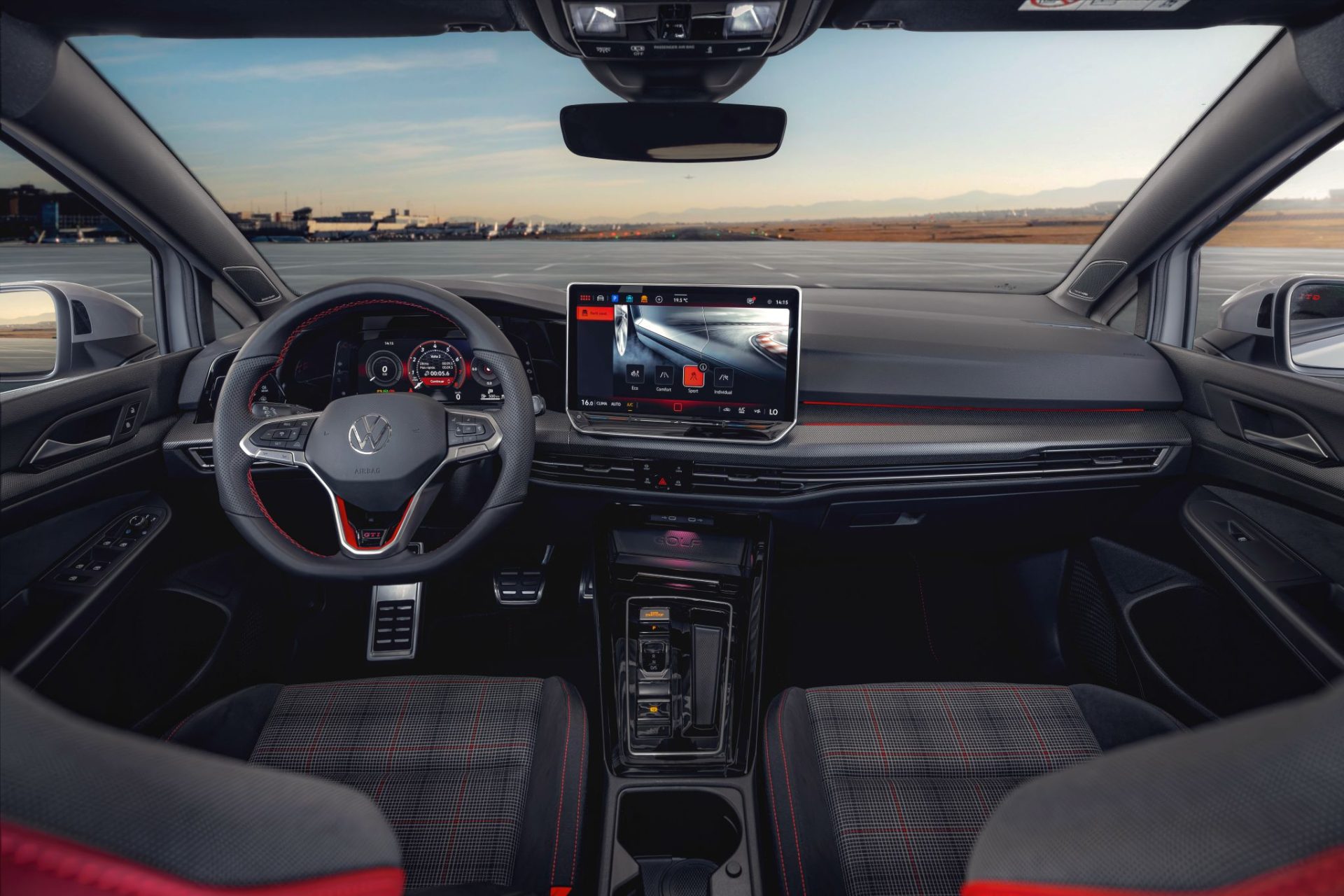 Volkswagen Golf GTI 2025 interior painel (2)