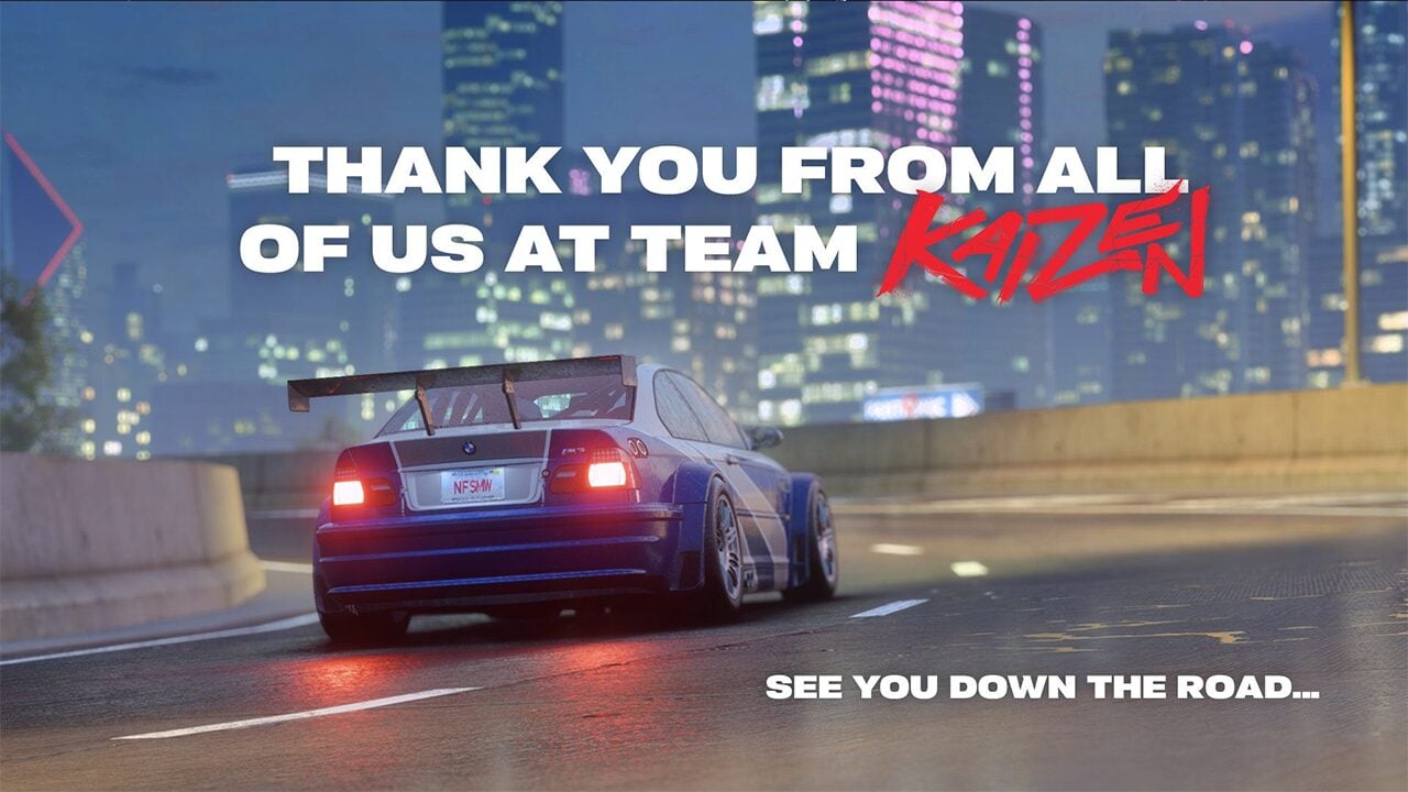 despedida da equipe responsável por need for speed unbound criterion games bmw m3 gtr