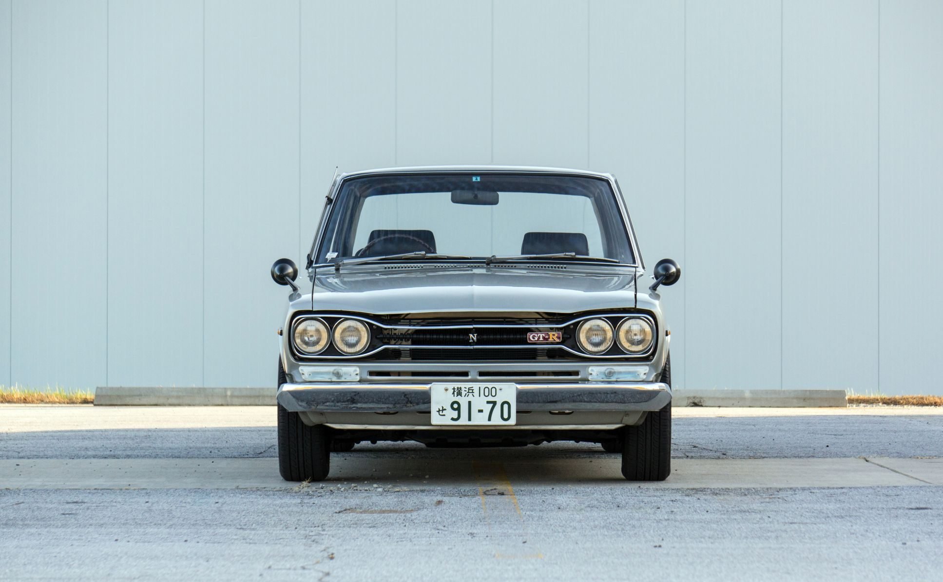 NISSAN SKYLINE 2000 GT R 1969 PRATA FRENTE NISSAN SKYLINE 2000 GT R 1969 PRATA FRENTE