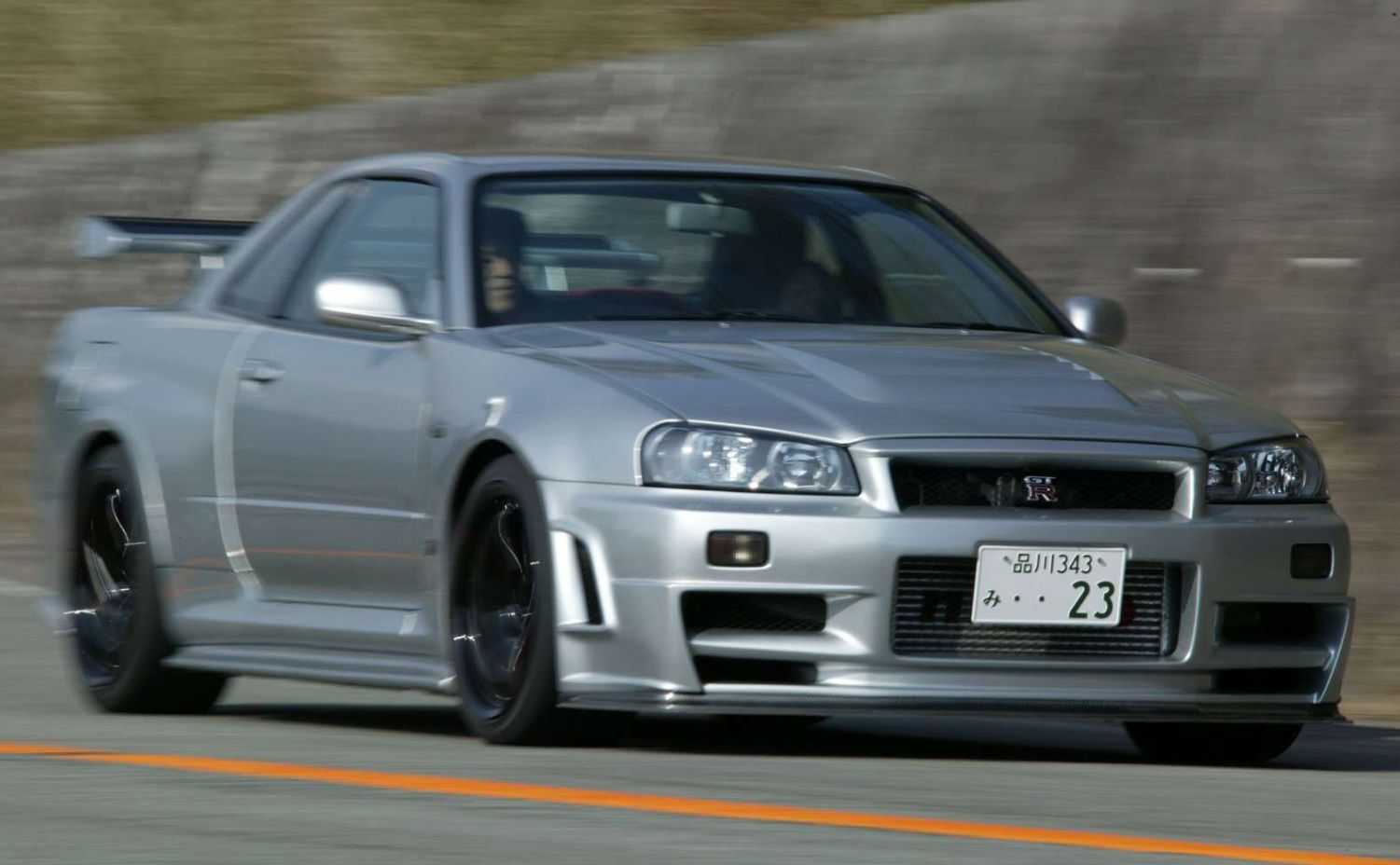 NISSAN R34 Z TUNE 2005 PRATA EM MOVIMENTO NISSAN R34 Z TUNE 2005 PRATA EM MOVIMENTO