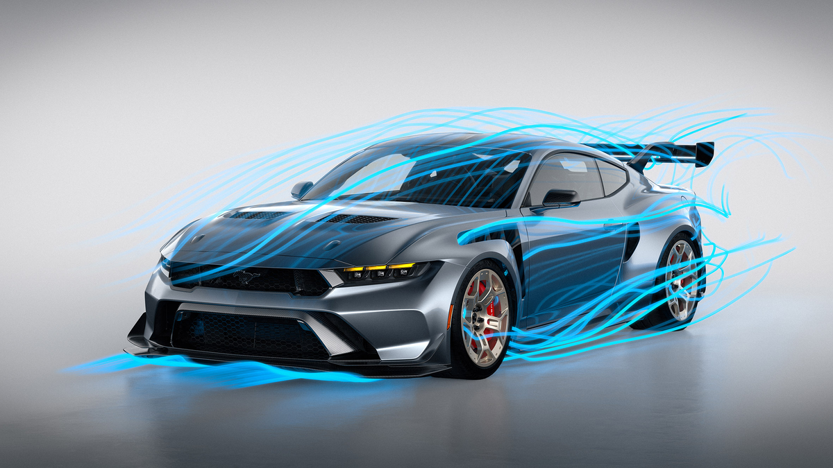 Carro de rua inspirou aerodinâmica do Mustang GT3