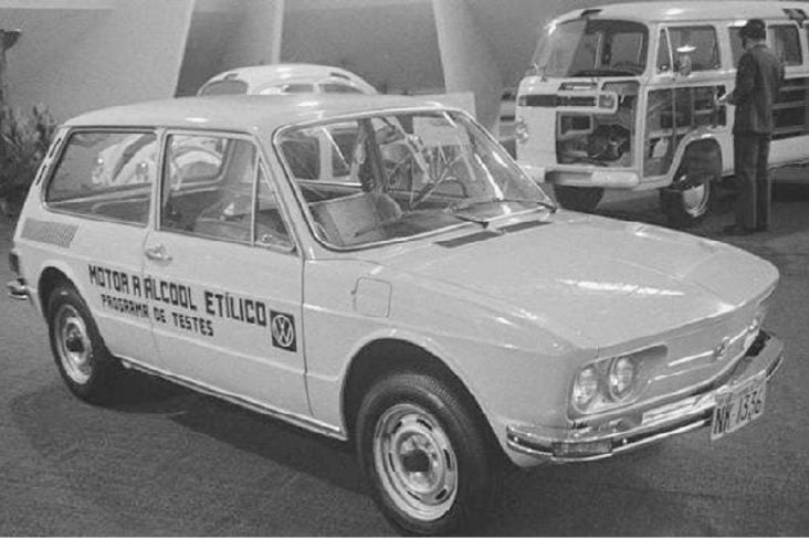 vw brasilia a álcool divulgação