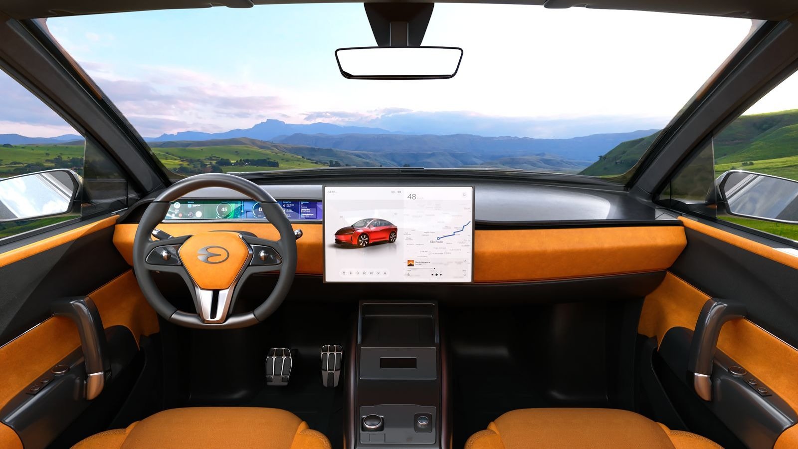 Lecar 459 interior projeção