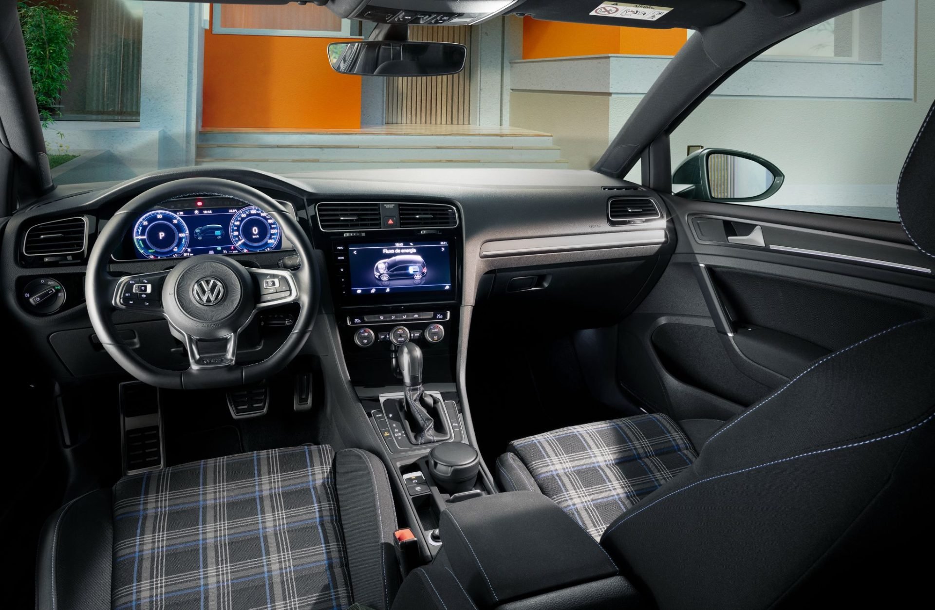 volkswagen golf gte 2019 interior painel